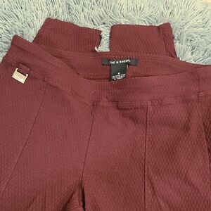 Zac & Rachel Pullon Pants Wine SZ M Comfy..Stylish..Cute